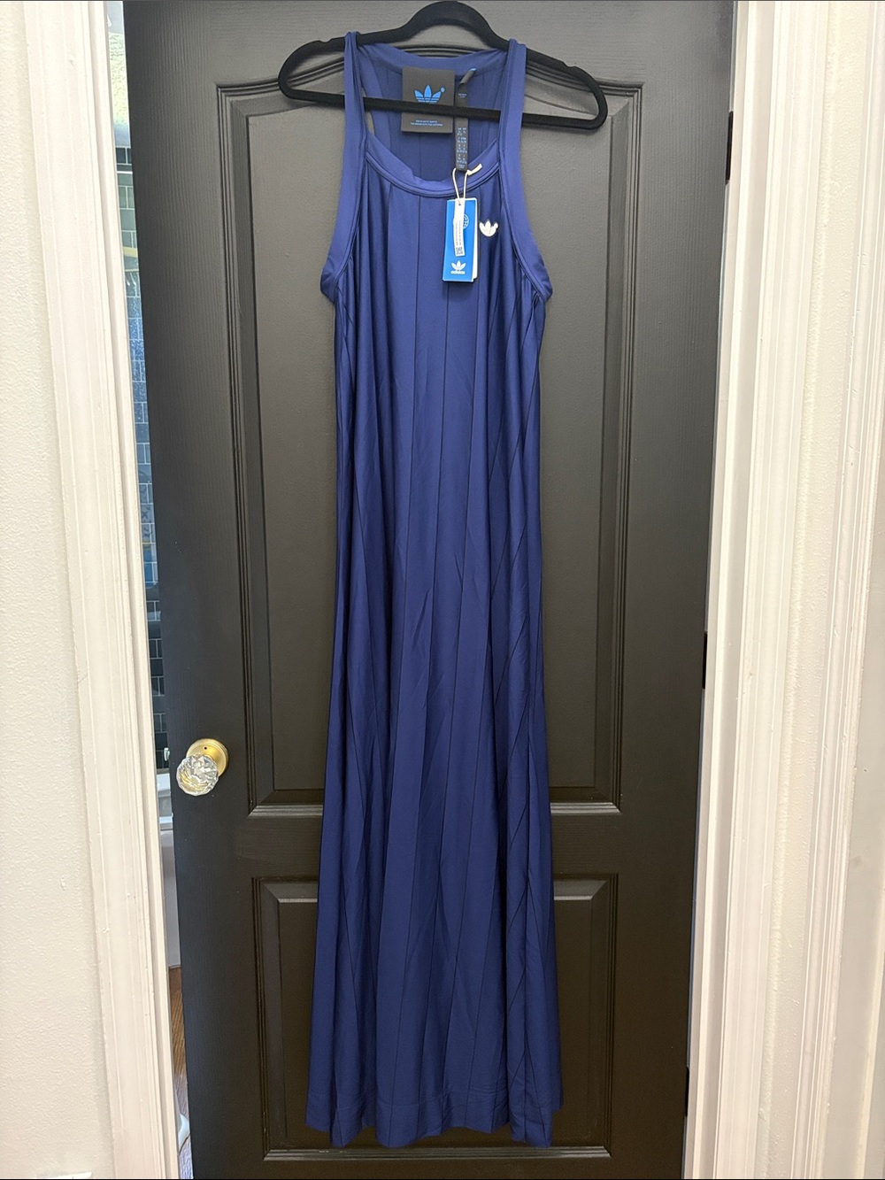 adidas Women's Navy Maxi Racerback Dress